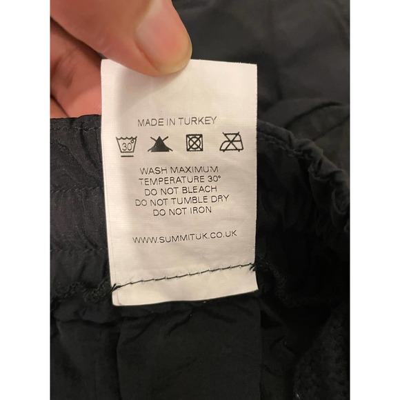 Summit UK - THE CRINKLE CARGOS / BLACK / size M - Picture 13 of 13